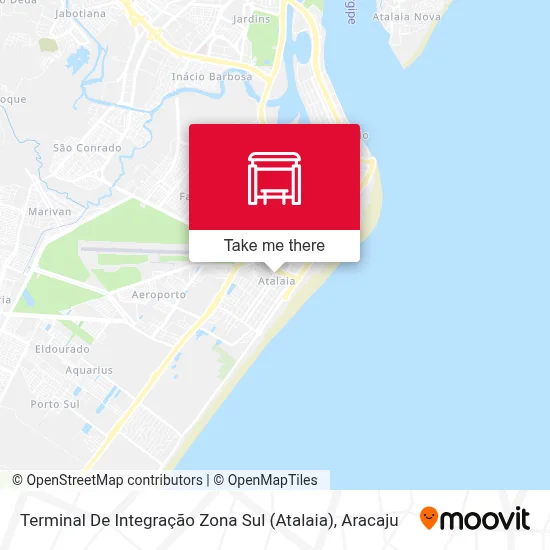 Terminal De Integração Zona Sul (Atalaia) map
