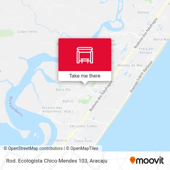 Rod. Ecologista Chico Mendes 103 map