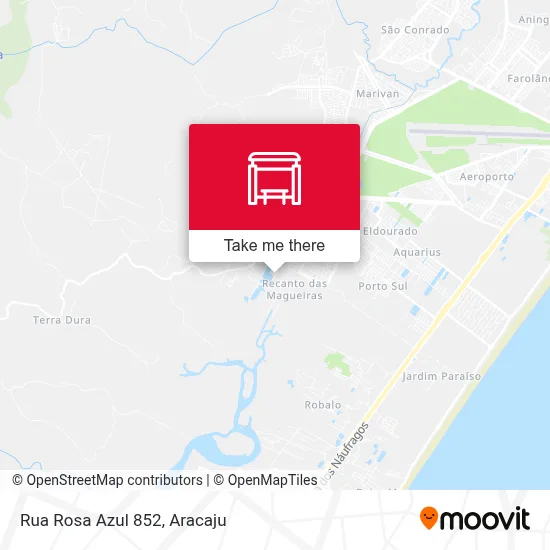 Rua Rosa Azul 852 map