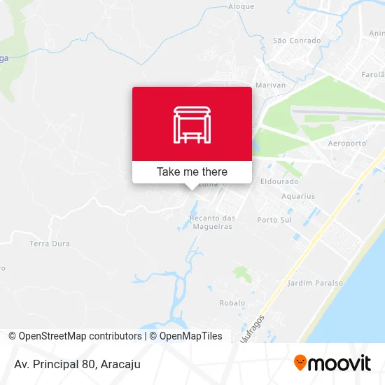 Av. Principal 80 map