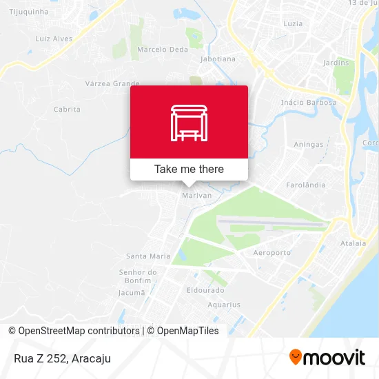 Rua Z 252 map