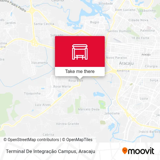 Terminal De Integração Campus map