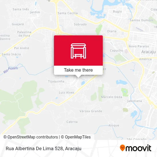 Rua Albertina De Lima 528 map