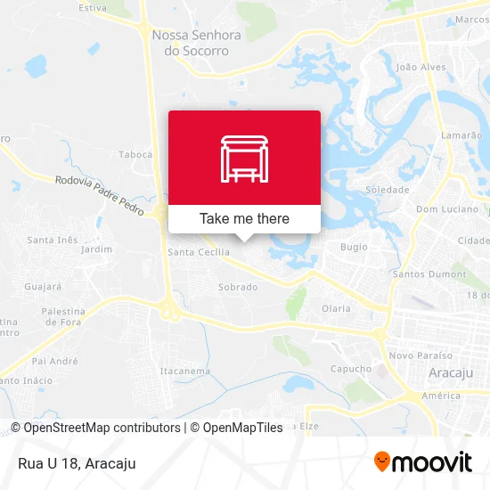 Rua U 18 map