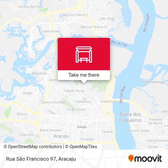 Rua São Francisco 97 map