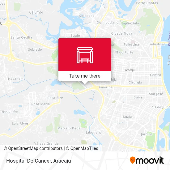 Hospital Do Cancer map