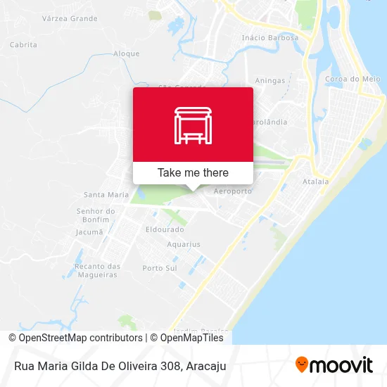 Rua Maria Gilda De Oliveira 308 map
