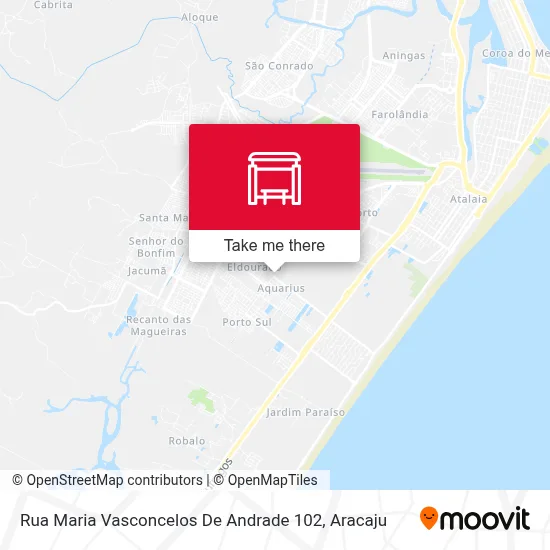Rua Maria Vasconcelos De Andrade 102 map