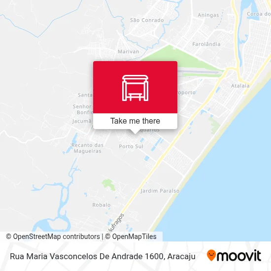Rua Maria Vasconcelos De Andrade 1600 map