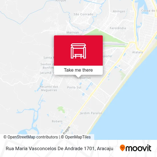 Rua Maria Vasconcelos De Andrade 1701 map