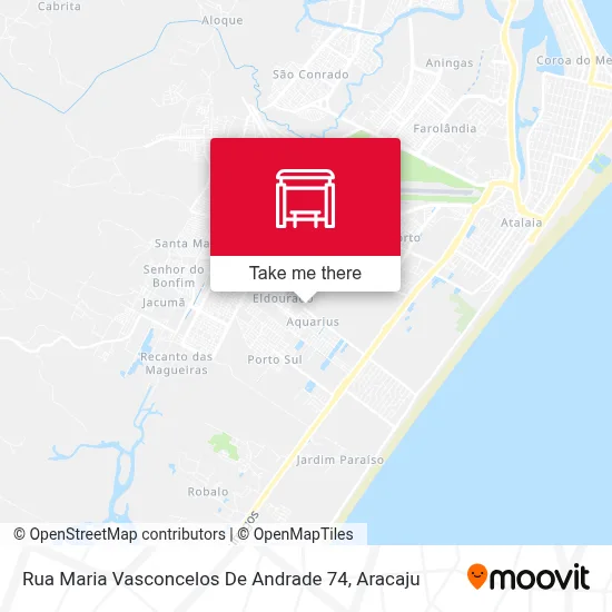 Rua Maria Vasconcelos De Andrade 74 map