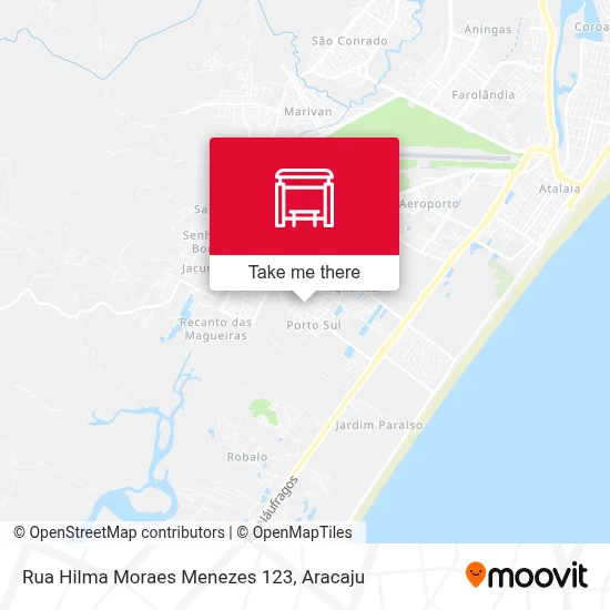Rua Hilma Moraes Menezes 123 map