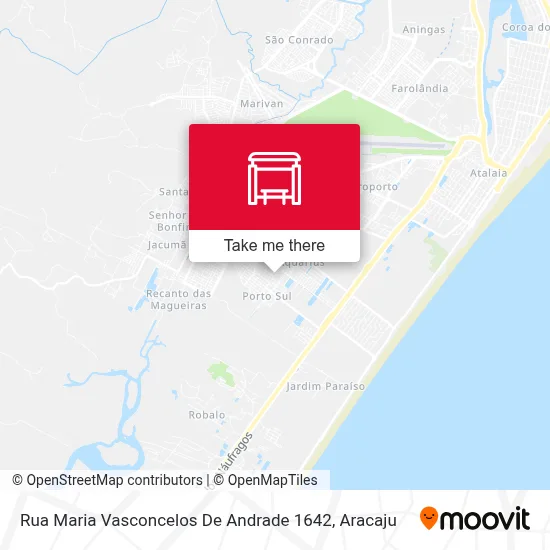 Rua Maria Vasconcelos De Andrade 1642 map
