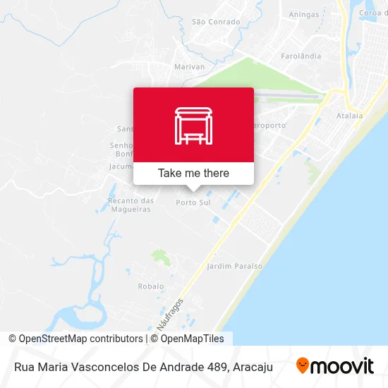 Rua Maria Vasconcelos De Andrade 489 map