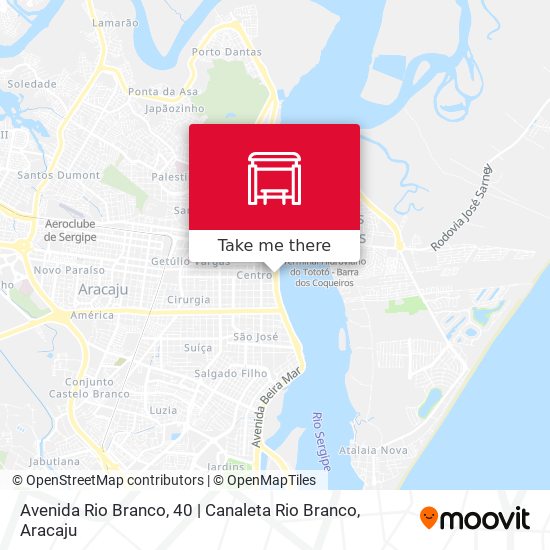 Mapa Avenida Rio Branco, 40 | Canaleta Rio Branco