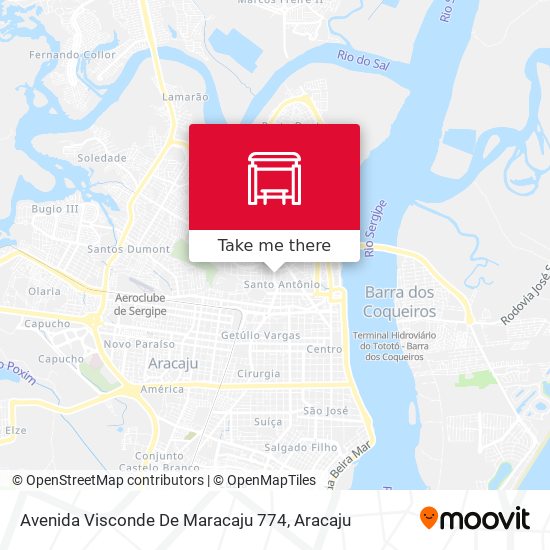 Mapa Avenida Visconde De Maracaju 774