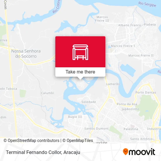 Terminal Fernando Collor map