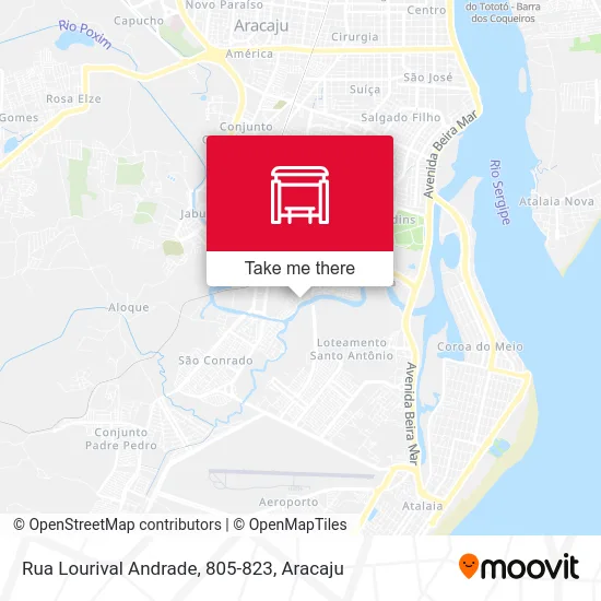 Rua Lourival Andrade, 805-823 map