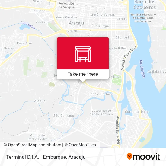 Terminal D.I.A. | Embarque map