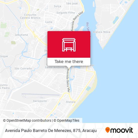 Avenida Paulo Barreto De Menezes, 875 map
