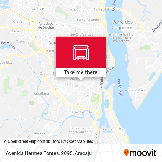 Mapa Avenida Hermes Fontes, 2095