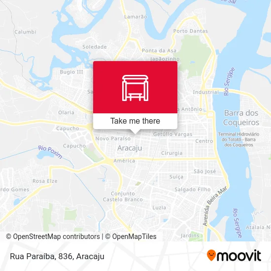 Rua Paraíba, 836 map