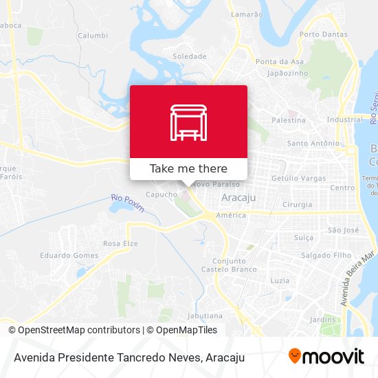 Mapa Avenida Presidente Tancredo Neves