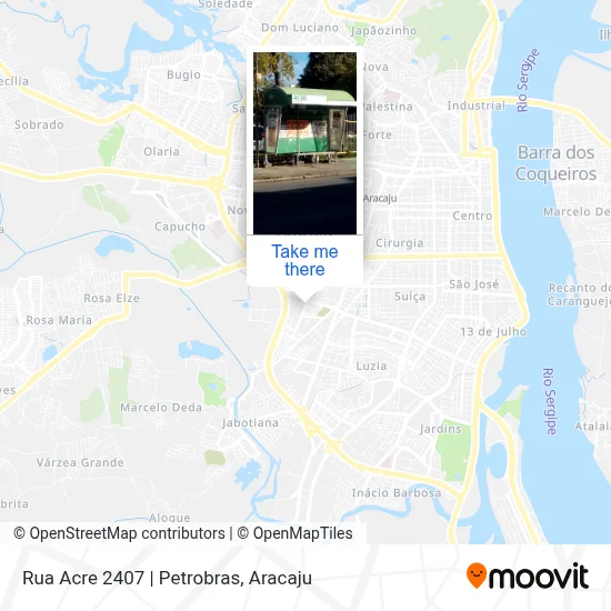 Rua Acre 2407 | Petrobras map