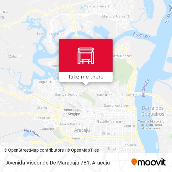 Mapa Avenida Visconde De Maracaju 781