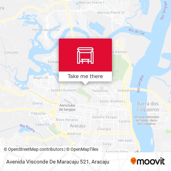 Mapa Avenida Visconde De Maracaju 521