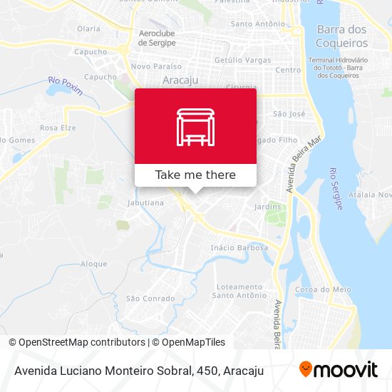 Avenida Luciano Monteiro Sobral, 450 map