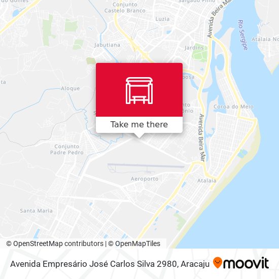 Mapa Avenida Empresário José Carlos Silva 2980