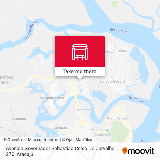 Mapa Avenida Governador Sebastião Celso De Carvalho, 270