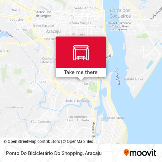 Mapa Ponto Do Bicicletário Do Shopping