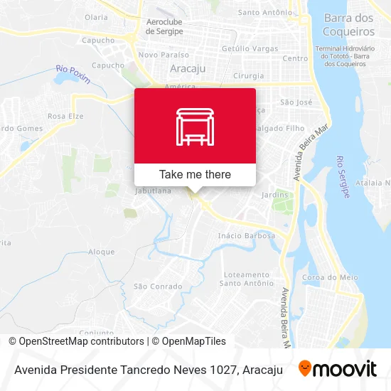 Avenida Presidente Tancredo Neves 1027 map