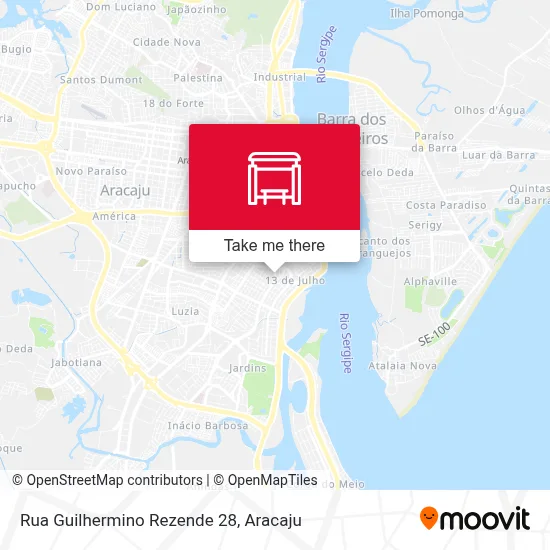 Rua Guilhermino Rezende 28 map