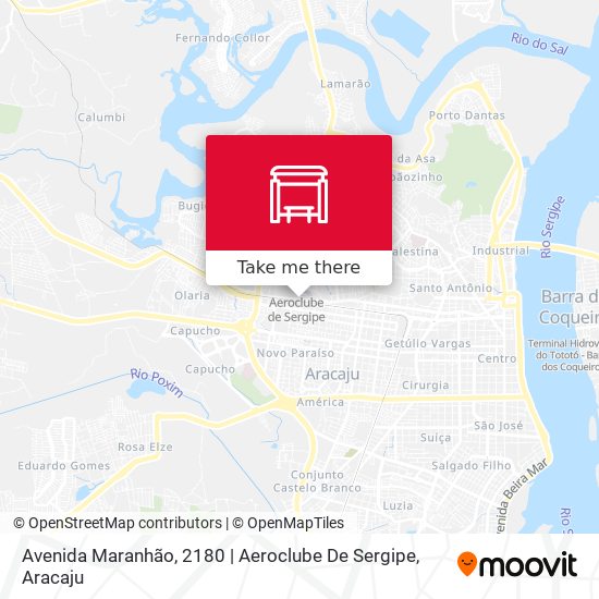 Mapa Avenida Maranhão, 2180 | Aeroclube De Sergipe