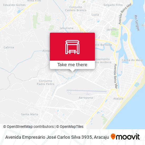 Mapa Avenida Empresário José Carlos Silva 3935