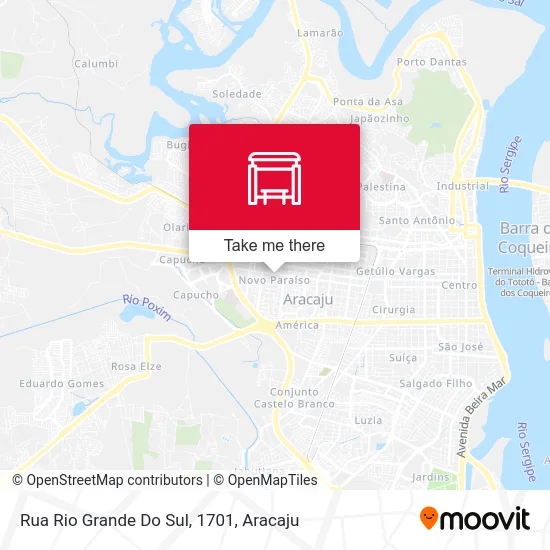 Rua Rio Grande Do Sul, 1701 map