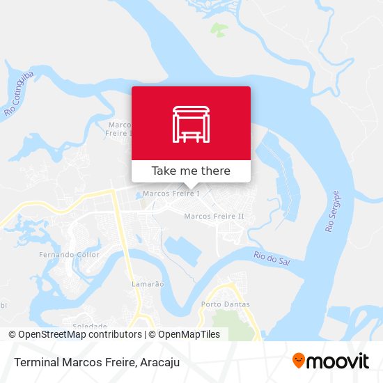 Mapa Terminal Marcos Freire