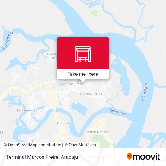 Terminal Marcos Freire map