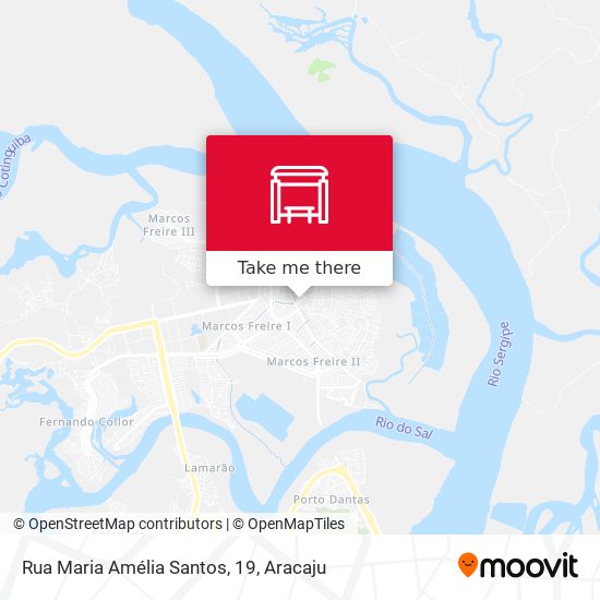 Mapa Rua Maria Amélia Santos, 19