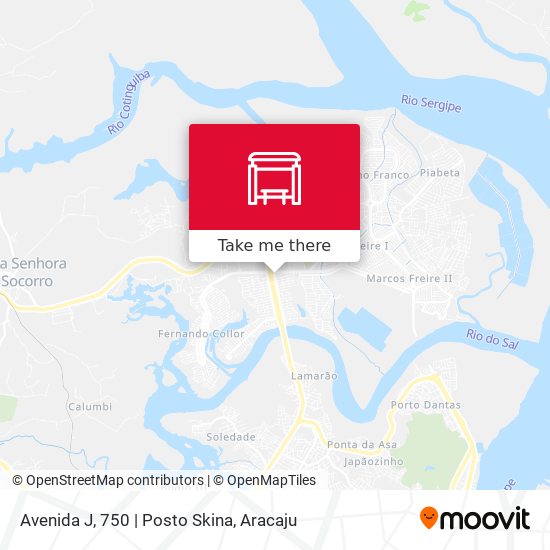 Avenida J, 750 | Posto Skina map