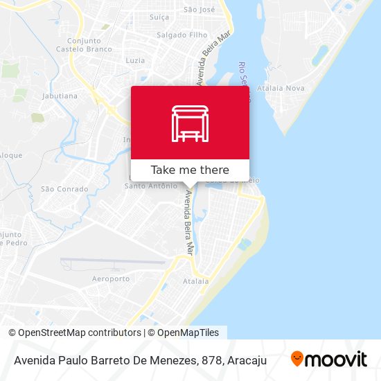 Mapa Avenida Paulo Barreto De Menezes, 878