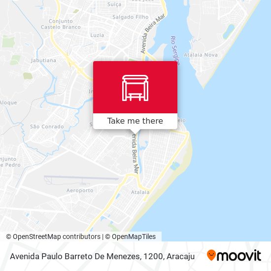 Mapa Avenida Paulo Barreto De Menezes, 1200