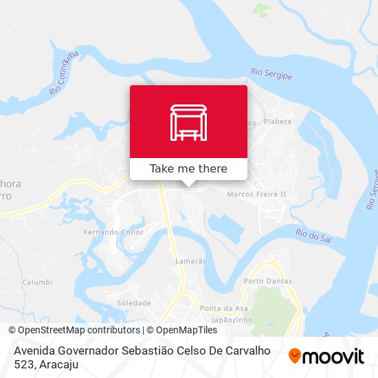 Avenida Governador Sebastião Celso De Carvalho 523 map