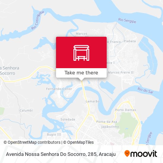 Avenida Nossa Senhora Do Socorro, 285 map