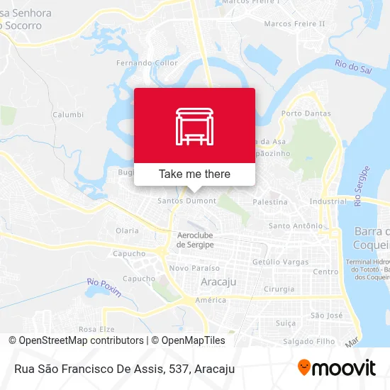 Rua São Francisco De Assis, 537 map