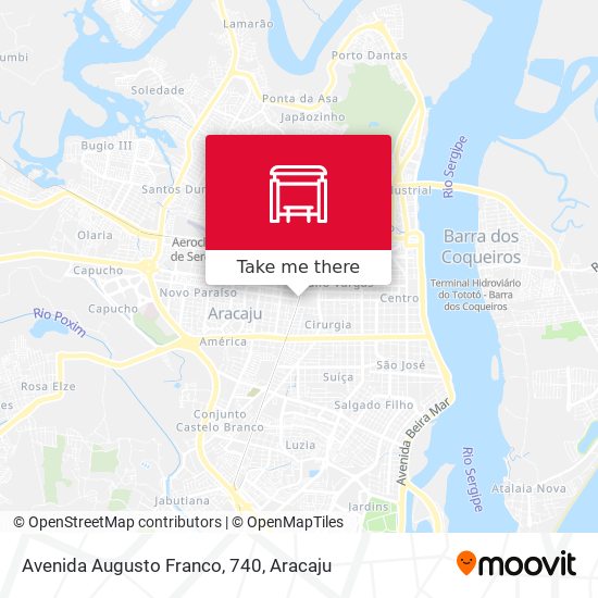 Avenida Augusto Franco, 740 map