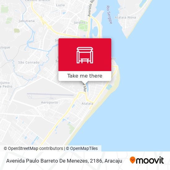 Mapa Avenida Paulo Barreto De Menezes, 2186